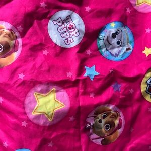 Pink Paw Patrol Top Pups bedding set